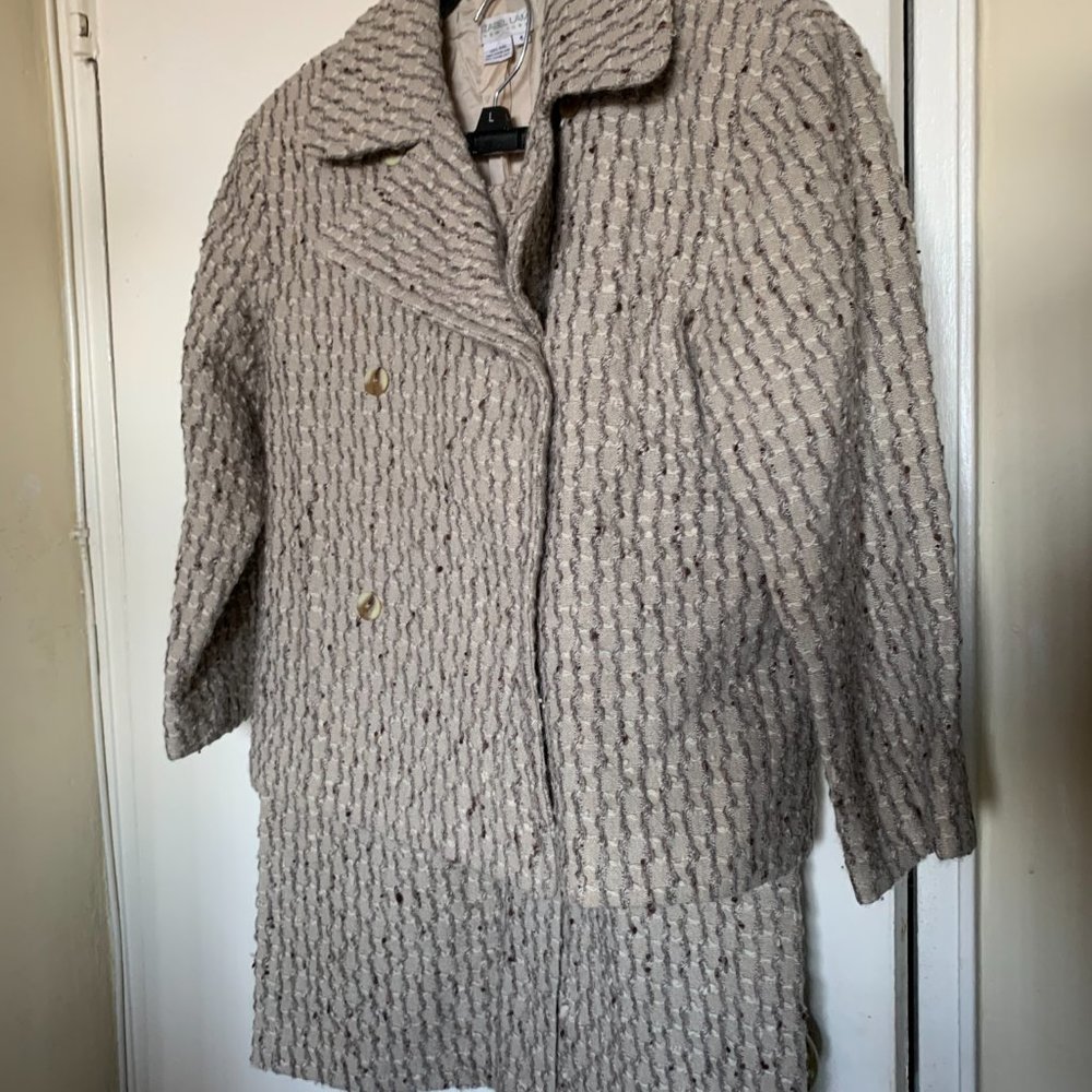 Vintage Isabel Lam Suit Wool Size 4 Izabel Lam New York For Saks Fifth Avenue